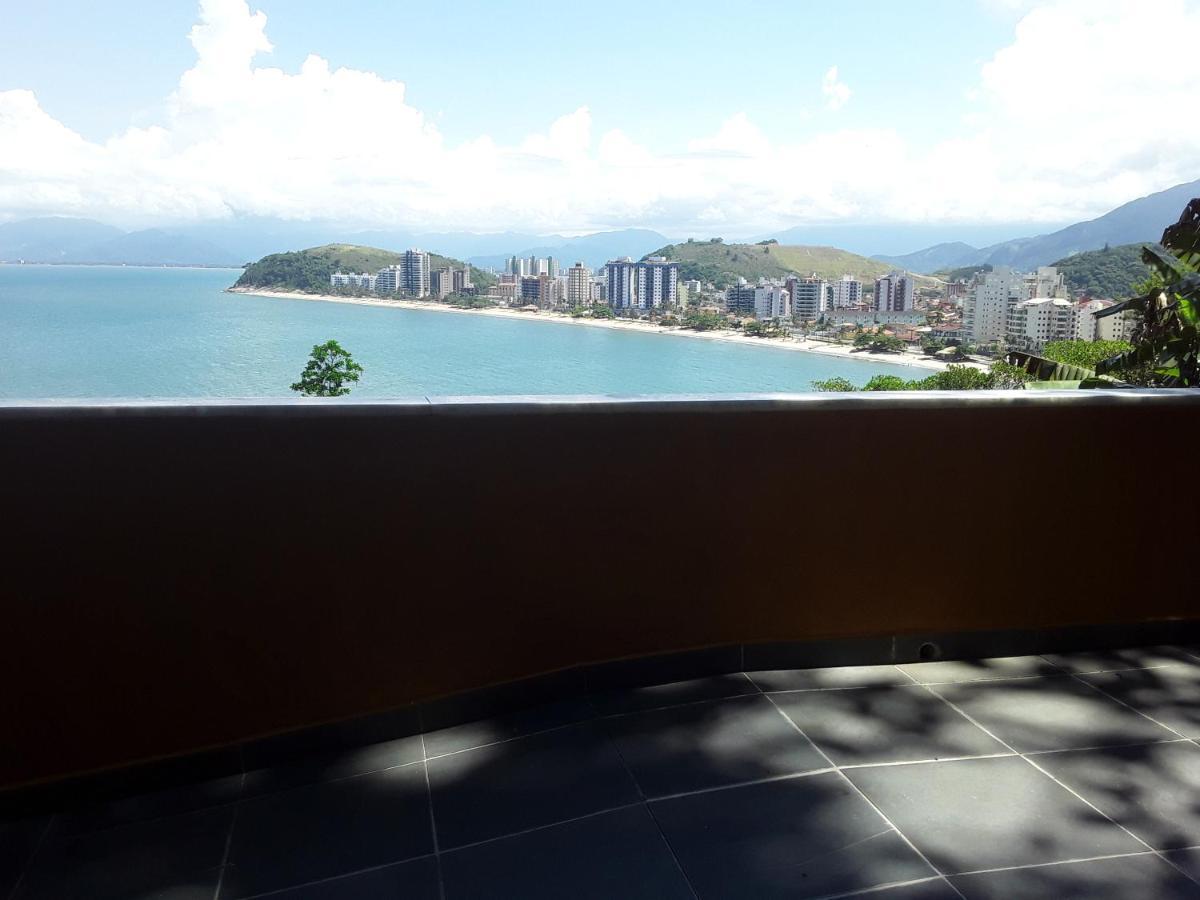 Hotel Honey Moon - Vista do mar na cama. Caraguatatuba Exterior foto